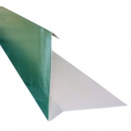 Планка торцевая Шинглас, зеленая, 100х25х130х15 мм