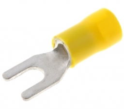 Вилочный изолир. наконечник 4,0-6,0мм2 под винт М 4 (желт.)