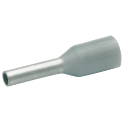 Втулочный изолир. наконечник 0,75мм2, длина втулки 10мм (цвет по DIN46228ч.4 - серый)
