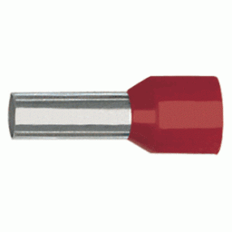 Втулочный изолир. наконечник 10мм2, длина втулки 12мм (цвет по DIN46228ч.4 - красный)