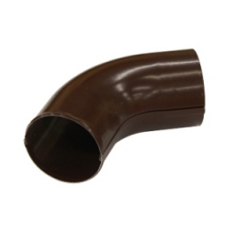Колено трубы # 90, 60 гр. (RAL 8017-0,5) шоколад