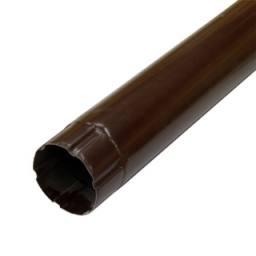 Труба соединительная # 90 (RAL 8017-0,5) шоколад