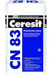 Ремонтная смесь Ceresit CN83 для бетона, 25 кг